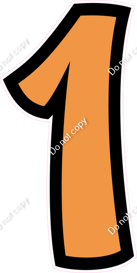 BB 47" Individuals - Flat Amber 1