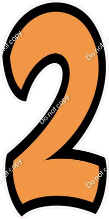 BB 47" Individuals - Flat Amber 2