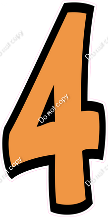 BB 47" Individuals - Flat Amber 4