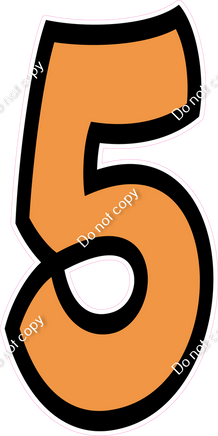 BB 47" Individuals - Flat Amber 5