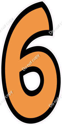 BB 47" Individuals - Flat Amber 6