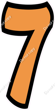 BB 47" Individuals - Flat Amber 7