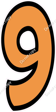 BB 47" Individuals - Flat Amber 9