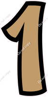 BB 47" Individuals - Flat Khaki 1