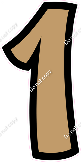 BB 47" Individuals - Flat Khaki 1