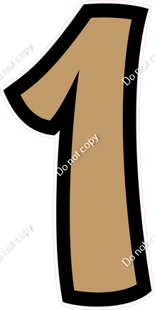 BB 47" Individuals - Flat Khaki 1