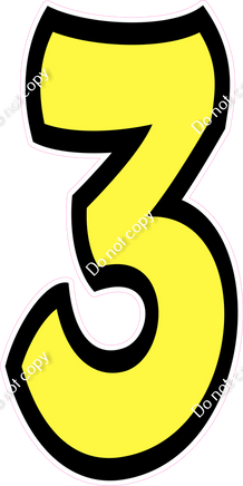 BB 47" Individuals - Flat Lemon 3