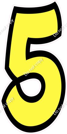 BB 47" Individuals - Flat Lemon 5