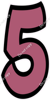 BB 47" Individuals - Flat Mauve 5