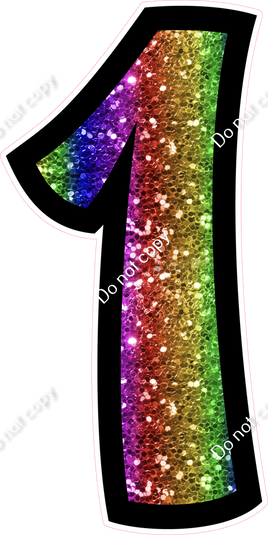 BB 47" Individuals - Rainbow Sparkle