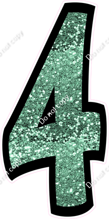 BB 47" Individuals - Sea Foam Sparkle 4