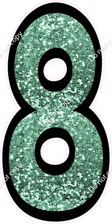 BB 47" Individuals - Sea Foam Sparkle 8