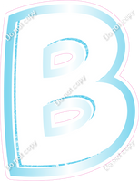 BBL 12" Individuals - Baby Blue White