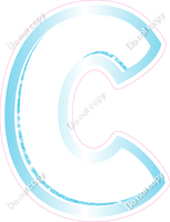 BBL 12" Individuals - Baby Blue White