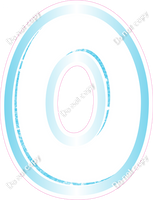BBL 12" Individuals - Baby Blue White