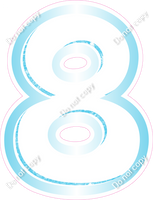 BBL 12" Individuals - Baby Blue White
