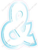 BBL 12" Individuals - Baby Blue White