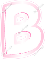 BBL 12" Individuals - Baby Pink White