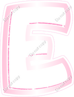 BBL 12" Individuals - Baby Pink White
