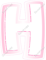 BBL 12" Individuals - Baby Pink White