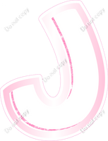 BBL 12" Individuals - Baby Pink White