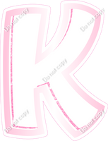 BBL 12" Individuals - Baby Pink White