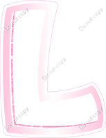 BBL 12" Individuals - Baby Pink White