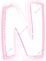 BBL 12" Individuals - Baby Pink White