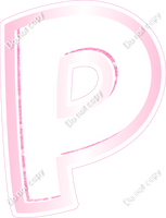 BBL 12" Individuals - Baby Pink White