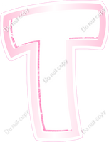 BBL 12" Individuals - Baby Pink White