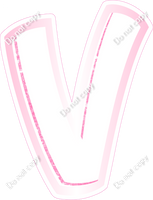 BBL 12" Individuals - Baby Pink White