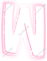 BBL 12" Individuals - Baby Pink White