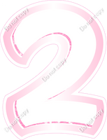 BBL 12" Individuals - Baby Pink White