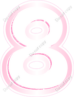 BBL 12" Individuals - Baby Pink White