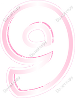 BBL 12" Individuals - Baby Pink White