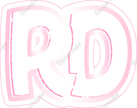 BBL 12" Individuals - Baby Pink White