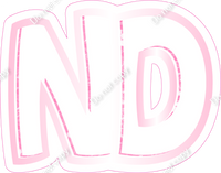 BBL 12" Individuals - Baby Pink White