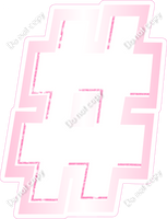 BBL 12" Individuals - Baby Pink White