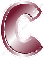 BBL 12" Individuals - Burgundy
