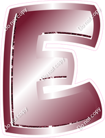 BBL 12" Individuals - Burgundy