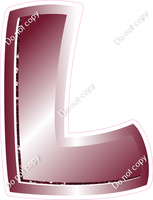 BBL 12" Individuals - Burgundy