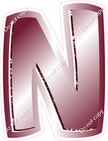 BBL 12" Individuals - Burgundy