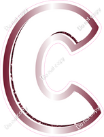 BBL 12" Individuals - Burgundy White