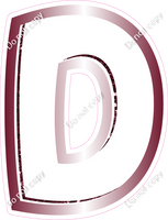 BBL 12" Individuals - Burgundy White