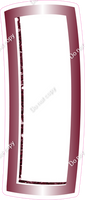 BBL 12" Individuals - Burgundy White
