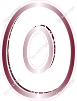BBL 12" Individuals - Burgundy White