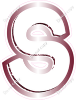 BBL 12" Individuals - Burgundy White