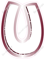 BBL 12" Individuals - Burgundy White