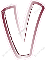 BBL 12" Individuals - Burgundy White