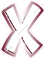 BBL 12" Individuals - Burgundy White